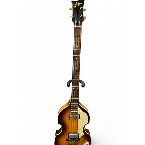 Hofner Used 2000s Hofner 1962 Re-Issue Honey Burst Electric Bass Guitar Honey Burst