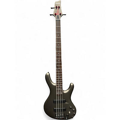 Used 2000s Ibanez EDB600 Grey Pewter Electric Bass Guitar