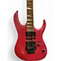 Used 2000s Ibanez EX 370 Pink Solid Body Electric Guitar Pink