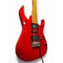 Used 2000s Ibanez RX170 Trans Red Solid Body Electric Guitar Trans Red