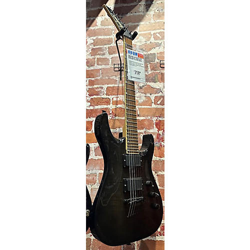 Jackson Used 2000s Jackson SL2 Pro Series Soloist Trans Black Solid Body Electric Guitar Trans Black