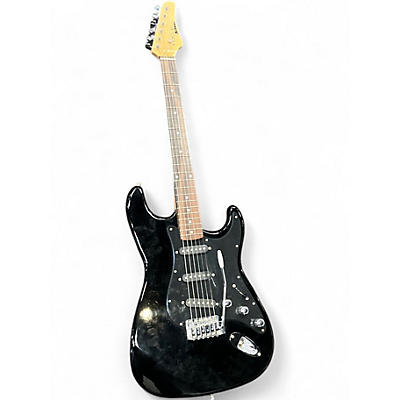 Used 2000s Kramer FOCUS Black Solid Body Electric Guitar