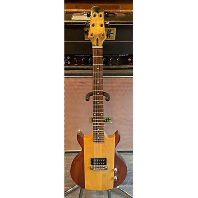 Miscellaneous Used 2000s Miscellaneous GCA Double Cutaway 1Hum Hardtail Natural Solid Body Electric Guitar