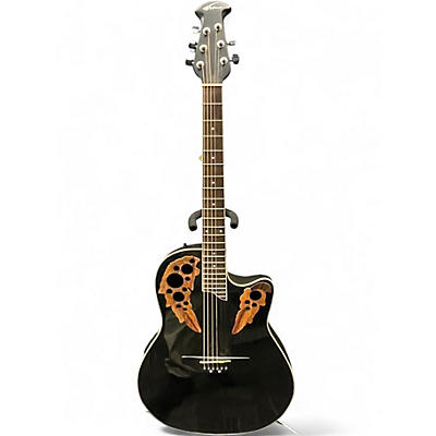Used 2000s Ovation APPLAUSE ELITE BLACK Acoustic Guitar