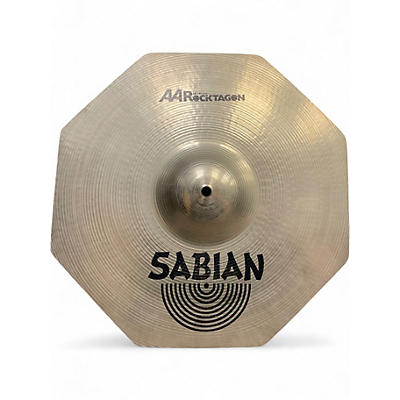 Used 2000s SABIAN 16in AA Rocktagon Crash Brilliant Cymbal