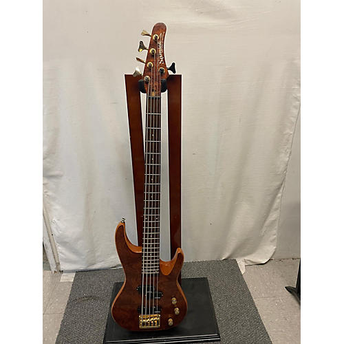 Samick Used 2000s Samick Artist Series Bubinga Natural Electric Bass Guitar Natural