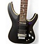 Used 2000s Schecter Guitar Research DIAMOND SERIES DAMIEN Black Solid Body Electric Guitar Black