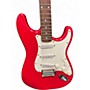 Used 2000s Squier Affinity Stratocaster red Solid Body Electric Guitar red