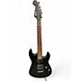 Used 2000s Squier Stagemaster 7 FR Black Solid Body Electric Guitar Black