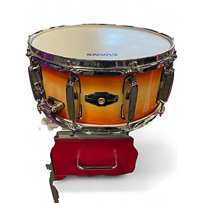 Used 2000s TAMA 14X7 SUPERSTAR CLASSIC SNARE Orange Drum