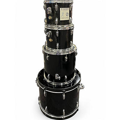 Used 2000s TAMA 4 Piece SWINGSTAR PIANO BLACK Drum Kit