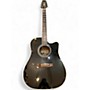 Used 2000s Takamine EF341SC Black Acoustic Electric Guitar Black