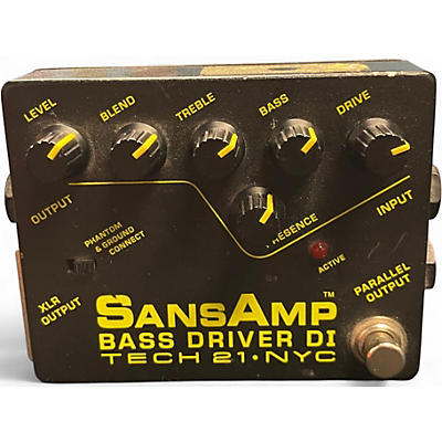 Used 2000s Tech 21 Sansamp Bass Driver DI V1 Pedal