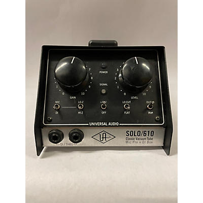 Universal Audio Used 2000s Universal Audio Audio Solo/610 Desktop Tube Mic Preamp Microphone Preamp