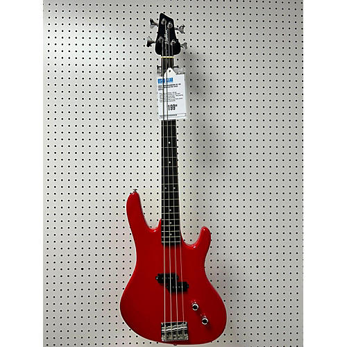 Washburn Used 2000s Washburn Xb-100 Fiesta Red Electric Bass Guitar Fiesta Red