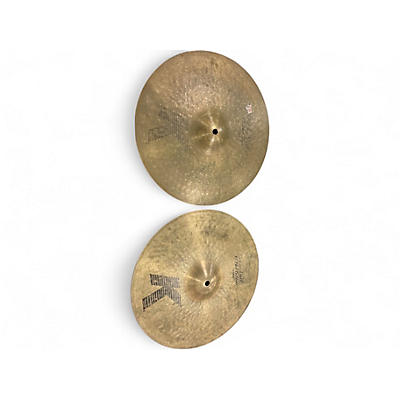 Used 2000s Zildjian 14in K Custom Dark Hi Hat Pair Cymbal