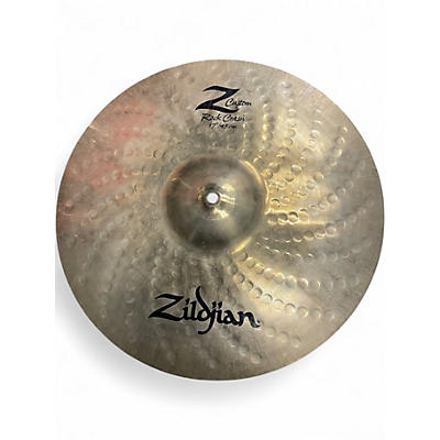 Used 2000s Zildjian 17in Z Custom Rock Crash Cymbal