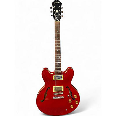 Used 2001 Epiphone Dot Cherry Hollow Body Electric Guitar