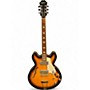Used 2001 Epiphone Elitist 1965 Casino Vintage Sunburst Hollow Body Electric Guitar Vintage Sunburst