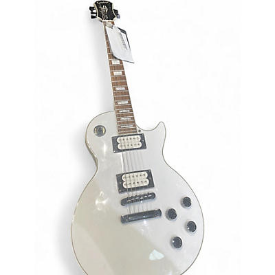 Used 2001 Epiphone Les Paul Custom Alpine White Solid Body Electric Guitar