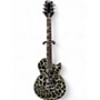 Used 2001 Epiphone Les Paul Nuclear Extreme Black Crackle Solid Body Electric Guitar Black Crackle