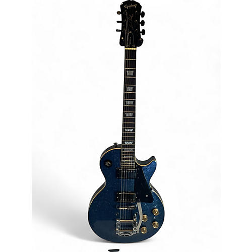 Epiphone Used 2001 Epiphone Les Paul Standard BLUE SPARKLE Solid Body Electric Guitar BLUE SPARKLE