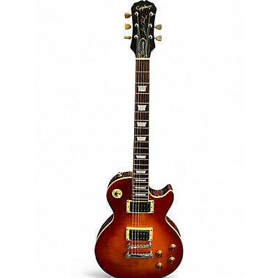 Used 2001 Epiphone Les Paul Standard Dark Cherry Burst Solid Body Electric Guitar