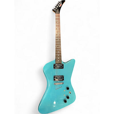 Used 2001 Epiphone SLASHER FX METALLIC LIGHT BLUE Solid Body Electric Guitar