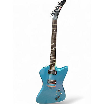 Used 2001 Epiphone SLASHER FX Pelham Blue Solid Body Electric Guitar