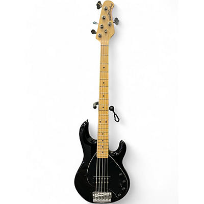 Used 2001 Ernie Ball Music Man Stingray 5 String Black Electric Bass Guitar