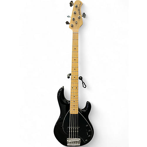 Used 2001 Ernie Ball Music Man Stingray 5 String Black Electric Bass Guitar Black
