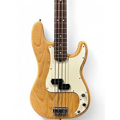 Used 2001 Fender American Precision Bass Natural Electric Bass Guitar