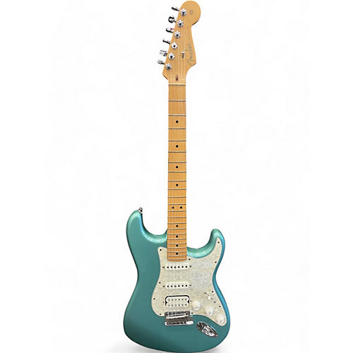 Fender Used 2001 Fender American Standard Stratocaster HSS Ice Blue Metallic Solid Body Electric Guitar Ice Blue Metallic