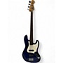 Used 2001 Fender Standard Fretless Jazz Bass Midnight Blue Electric Bass Guitar Midnight Blue