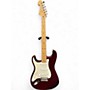 Used 2001 Fender Standard Stratocaster Left Handed Wine Red Electric Guitar Wine Red
