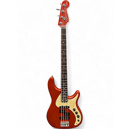 Used 2001 Fender Stu Hamm Urge II Red Sparkle Metallic Electric Bass Guitar Red Sparkle Metallic