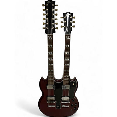 Used 2001 Gibson EDS1275 SG Double Neck Heritage Cherry Solid Body Electric Guitar