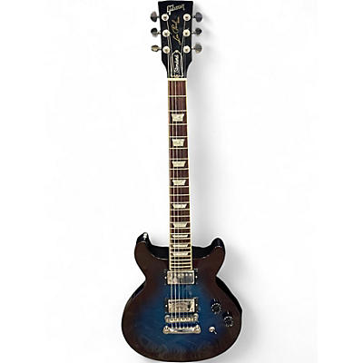 Used 2001 Gibson Les Paul Standard Double Cut Blue Burst Solid Body Electric Guitar