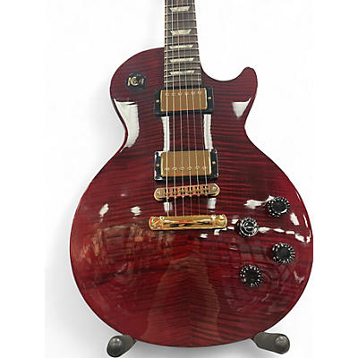 Used 2001 Gibson Les Paul Studio Premium Plus Wine Red Solid Body Electric Guitar