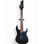 Used 2001 Ibanez rg7420 galaxy black Solid Body Electric Guitar galaxy black