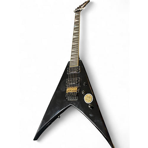 Used 2001 Jackson king v Black Solid Body Electric Guitar Black