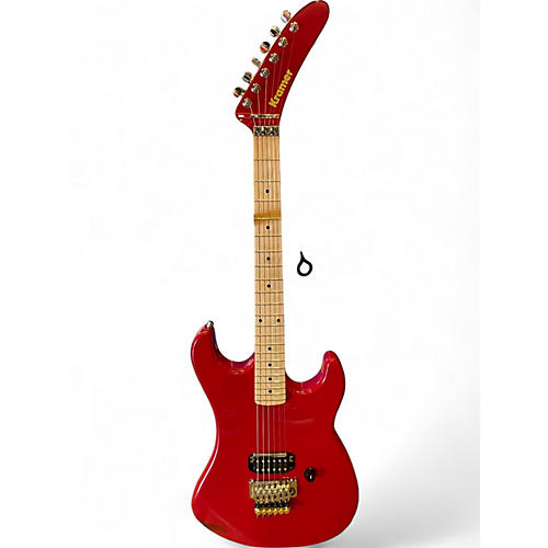 Used 2001 Kramer 1984 Musicyo Reissue Red Solid Body Electric Guitar Red