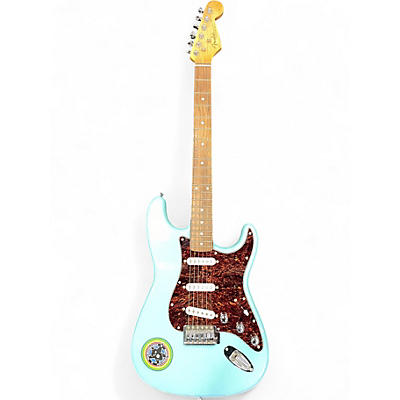 Used 2001 Miscellaneous 3PU parts guitar Daphne Blue Solid Body Electric Guitar