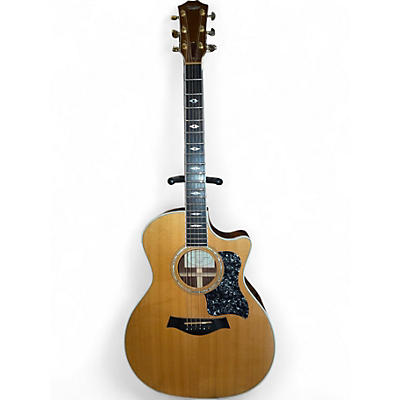 Used 2001 Taylor 814CE Natural Acoustic Electric Guitar