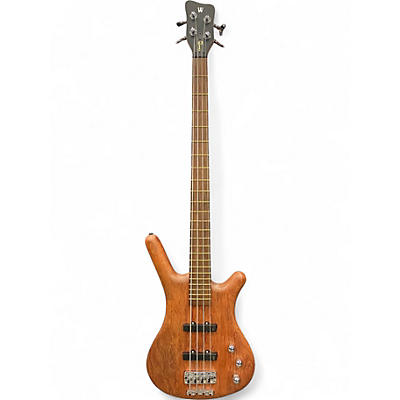Used 2001 Warwick Pro Series Standard Corvette 4 String Natural Electric Bass Guitar