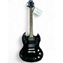 Used 2002 Epiphone BULLY Black Solid Body Electric Guitar Black