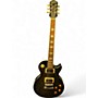 Used 2002 Epiphone Les Paul Classic Quilt Trans Black Solid Body Electric Guitar Quilt Trans Black