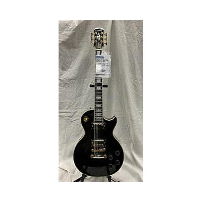 Epiphone Used 2002 Epiphone Les Paul Custom 50th Anniversay Ebony Solid Body Electric Guitar