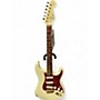 Used 2002 Fender 1960 Relic Stratocaster Olympic White Solid Body Electric Guitar Olympic White