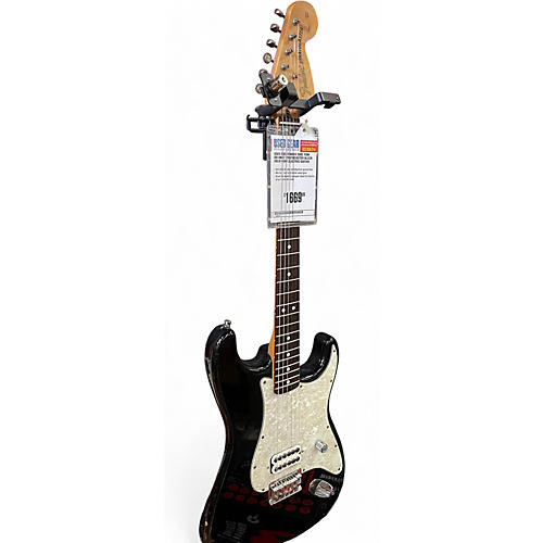 Used 2002 Fender 2002 Tom Delonge Stratocaster Black Solid Body Electric Guitar Black